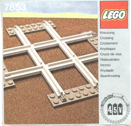 Lego 7853 4.5v Crossing, Grey